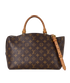 Petit Palais Tote Bag, £950, Handbags, Brown, Canvas, Front view